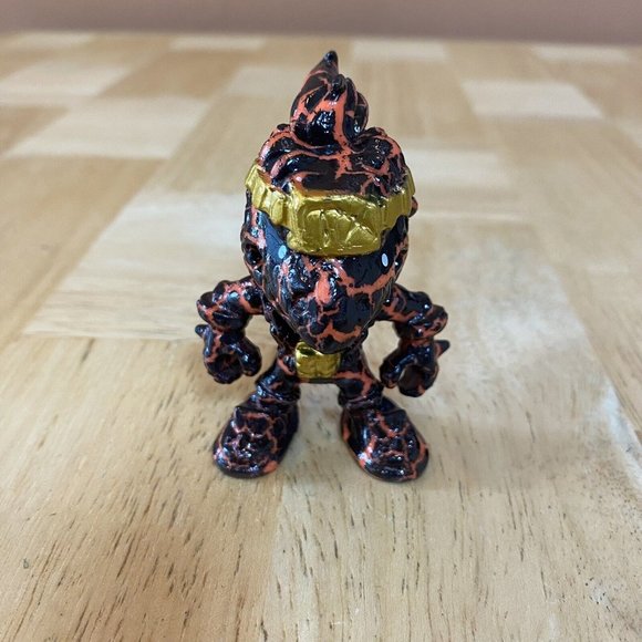 Treasure X Fire & Ice Iguzar Lava Figure Toy Red Black 2.5” - Picture 1 of 5